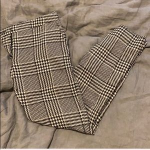 H&M tweed pants, houndstooth, size 4
